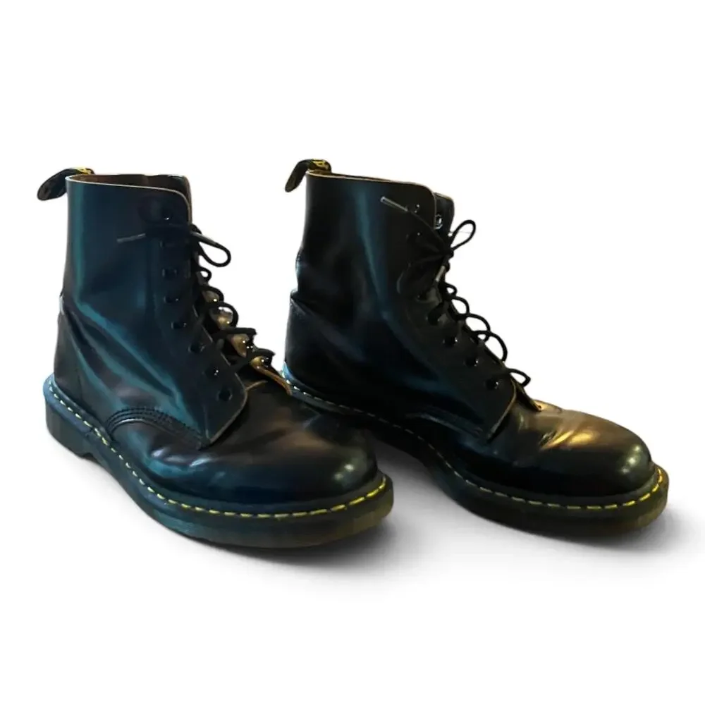 Vintage 90s Doc Martens 1460 *Made in England* Black Leather Boots UK 12/US Men